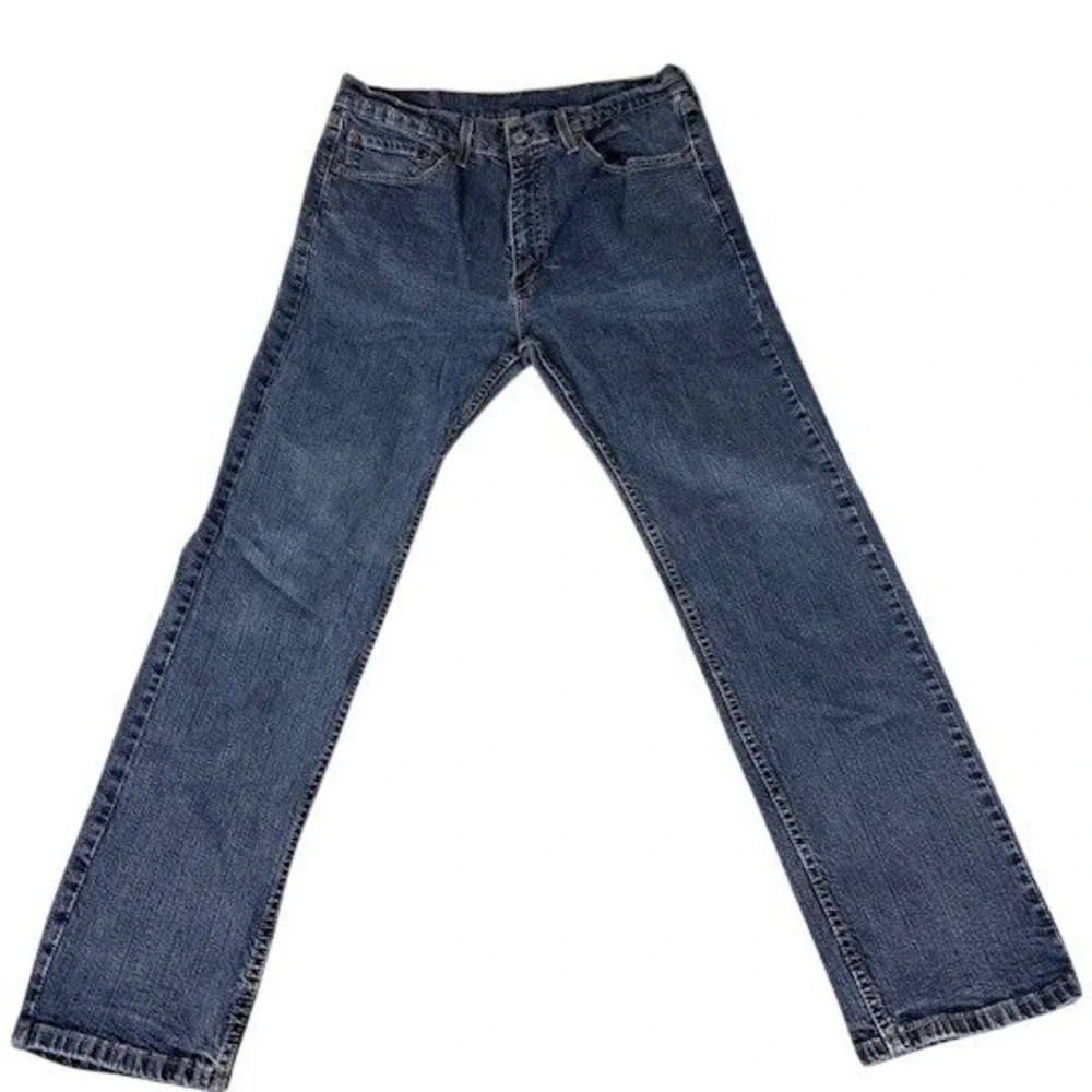 Levi's Jeans Mens 32x29‎ 505 Regular Fit Straight Leg Medium Wash Blue Denim